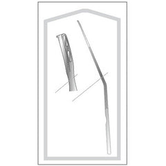 Endocervical Biopsy Curette Sklar® 12 Inch Length Single-ended Handle 3 mm Tip Straight Rectangular Tip Box of 25 MK-376236