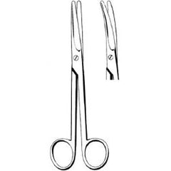 Dissecting Scissors Merit™ Mayo 5-1/2 Inch Length Floor / Office Grade Pakistani Stainless Steel NonSterile Finger Ring Handle Curved Blunt Tip / Blunt Tip EACH MK-376274