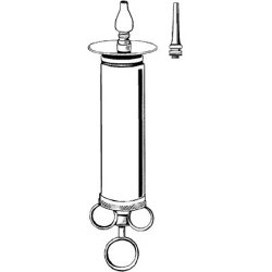 Ear Syringe with Shield Merit™ Thumb Control Ring Style 3 oz. with Tips and Shield Office Grade Each MK-376359