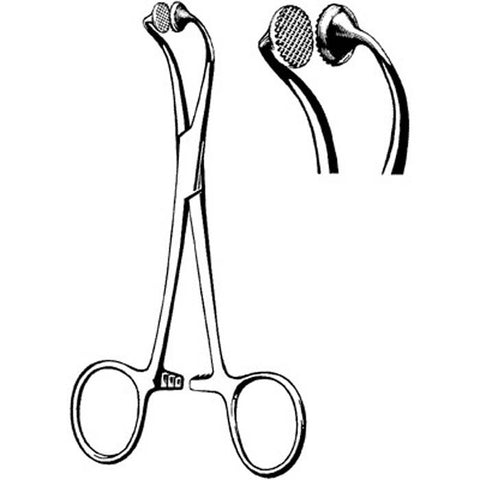 Towel Clamp Econo™ Hoff 5-1/4 Inch Length Pakistani Stainless Steel Box of 12 MK-376475