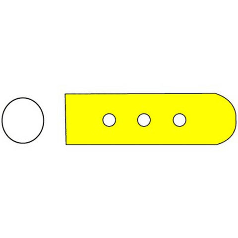 Instrument Tip Protector SklarTip™ 3/16 X 1 Inch, 6 mm, Yellow, Vented Tip BOX OF 100 MK-376572