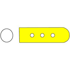 Instrument Tip Protector SklarTip™ 3/16 X 1 Inch, 6 mm, Yellow, Vented Tip BOX OF 100 MK-376572