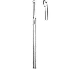 Dermal Curette Sklar® Verucca 5 Inch Length Solid Octagonal Handle 4 mm Tip Curved Left Blunt Round Cup Tip Each MK-376608