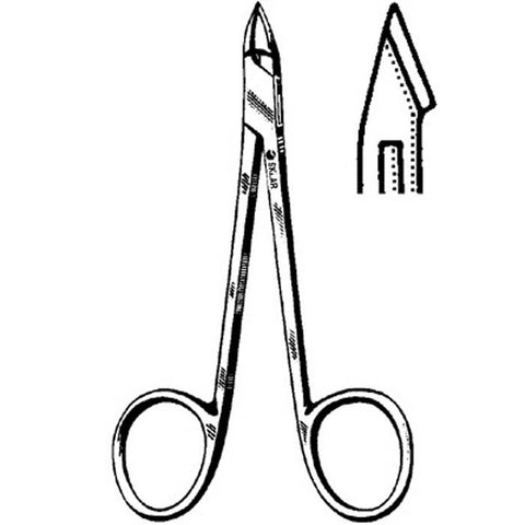 Tissue Nipper Straight Jaws 4 Inch Length Each MK-376619
