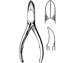 Nail Nipper Concave Jaw 5-1/2 Inch Length German Stainless Steel Each MK-376624