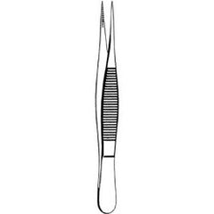 Splinter Forceps Merit™ 3-1/2 Inch Length Floor / Office Grade Pakistani Stainless Steel NonSterile NonLocking Thumb Handle Straight Fine, Pointed Tips EACH MK-376656