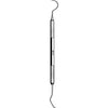 General Purpose Explorer Double Ended #5 1 Curved, 1 Angled Tip Stainless Steel Each MK-377019