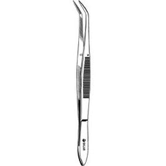 Dental Forceps Merit™ Perry No. 312 Floor / Office Grade Pakistani Stainless Steel NonSterile NonLocking Thumb Handle Angled Serrated Tips EACH MK-377037