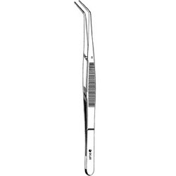 Dental Forceps Merit™ London College No. 317A Floor / Office Grade Pakistani Stainless Steel NonSterile NonLocking Thumb Handle Angled Serrated Tips EACH MK-377038