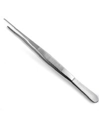 Dressing Forceps Sklar® Potts-Smith 8-1/4 Inch Length OR / Surgical Grade German Stainless Steel NonSterile NonLocking Thumb Handle Straight Delicate, Serrated Tips EACH MK-377140