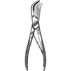 Rib Shears Sklar® Collins 9-1/2 Inch Length OR / Surgical Grade German Stainless Steel NonSterile Plier Handle Curved Blunt Tip / Blunt Tip EACH MK-377205
