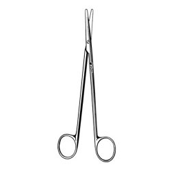 Dissecting Scissors Sklar® Metzenbaum-Nelson 11 Inch Length OR / Surgical Grade German Stainless Steel NonSterile Finger Ring Handle Straight Blunt Tip / Blunt Tip EACH MK-377266