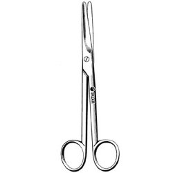 Dissecting Scissors Sklar® Mayo 6-3/4 Inch Length OR / Surgical Grade German Stainless Steel NonSterile Finger Ring Handle Straight Blunt Tip / Blunt Tip EACH MK-377495