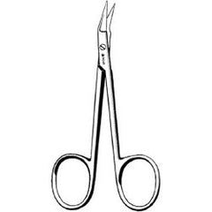 Suture Scissors Sklar® O'Brien 3-3/4 Inch Length OR / Surgical Grade German Stainless Steel NonSterile Finger Ring Handle Angled Sharp Tip / Sharp Tip EACH MK-377859
