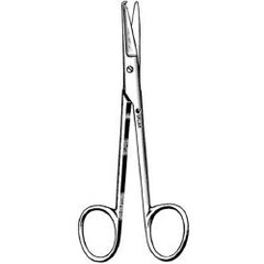 Stitch Scissors Sklarlite™ Spencer 5-1/2 Inch Length OR / Surgical Grade German Stainless Steel NonSterile Finger Ring Handle Straight Blunt Tip / Blunt Tip EACH MK-377957
