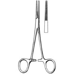 Hemostatic Forceps Sklarlite XD™ Kelly 5-1/2 Inch Length OR / Surgical Grade German Stainless Steel NonSterile Locking Finger Ring Handle Straight Extra Delicate, Serrated Tips EACH MK-377979