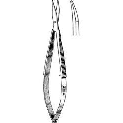 Tenotomy Scissors Sklar® Westcott 4-1/4 Inch Length OR / Surgical Grade German Stainless Steel NonSterile Thumb Handle Curved Blunt Tip / Blunt Tip EACH MK-378271