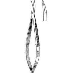 Tenotomy Scissors Sklar® Westcott 4-1/4 Inch Length OR / Surgical Grade German Stainless Steel NonSterile Thumb Handle Curved Blunt Tip / Blunt Tip EACH MK-378271
