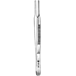 Utility Forceps Sklar® McCollough 4 Inch Length OR / Surgical Grade German Stainless Steel NonSterile NonLocking Thumb Handle Straight Smooth Tips EACH MK-378382