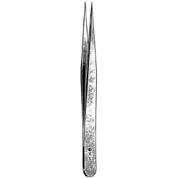 Jeweler Forceps Sklar® No. 1 OR / Surgical Grade German Stainless Steel NonSterile NonLocking Thumb Handle Straight Fine, Pointed Tips EACH MK-378408