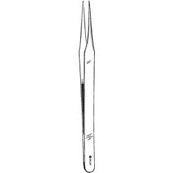 Jeweler Forceps Sklar® No. 2 OR / Surgical Grade German Stainless Steel NonSterile NonLocking Thumb Handle Straight Fine, Pointed Smooth Tips EACH MK-378409
