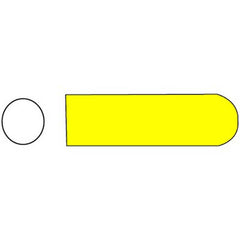 Instrument Tip Protector SklarTip™ 3/16 X 1 Inch, 6 mm, Yellow, Non-Vented BOX OF 100 MK-378780