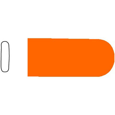 Instrument Tip Protector SklarTip™ 1/16 X 3/8 X 1 Inch, 10 X 3 mm, Orange, Non-Vented BOX OF 100 MK-378786
