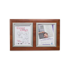 Marketlab Message Board Panel • Silver Frame, Double • 23.625"W x 16"H 1 / each