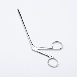 Alligator Forceps Centurion® 5 Inch Length Floor / Office Grade Stainless Steel Sterile Finger Ring Handle Straight Serrated Tips CASE OF 20 MK-403869