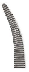 Mosquito Forceps Centurion® 4-3/4 Inch Length Floor / Office Grade Stainless Steel Sterile Locking Finger Ring Handle Curved Serrated Tips BOX OF 20 MK-413638