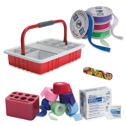 marketlab Stocked Phlebotomy Tray Bundle 16mm Red1 / each