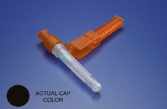 Safety Hypodermic Needle Needle-Pro® 1 Inch Length 22 Gauge Regular Wall Hinged Safety Needle 22GX1" (100/BX) MK-414535