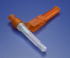 Safety Hypodermic Needle Needle-Pro® 5/8 Inch Length 25 Gauge Regular Wall Hinged Safety Needle (100/BX) MK-414537