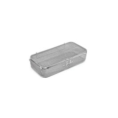 marketlab Wire Instrument Basket with Hinged Lid  8.9"W x 4.3"L x 2"H 1 / each
