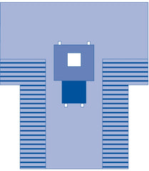 Surgical Drape Minor Procedure Drape 98 W X 77 W X 121 L Inch Sterile SHEET, T PED (10/CS) MK-435331