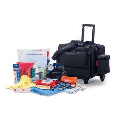 marketlab Hopkins Clinician Starter Kit w/Rolling Med Bag, Black  1 / each