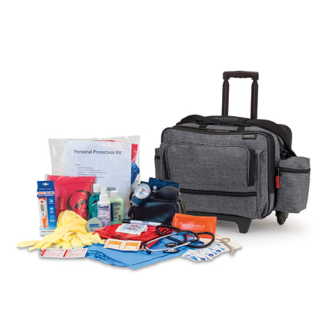 marketlab Clinician Starter Kit, With Antimicrobial Rolling Med Bag 1 / each