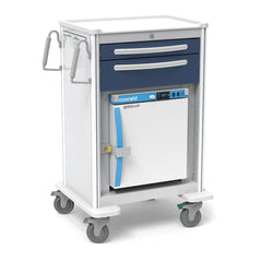 MARKET LAB Malignant Hyperthermia Cart • Key Lock • 29"W x 24.5"D x 45"H, 2 Drawer EACH ML44325-DB