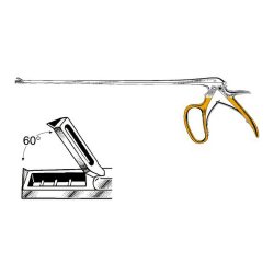 Biopsy Punch Forceps Sklar® Tischler 8 Inch Length OR / Surgical Grade German Stainless Steel NonSterile Locking Pistol Grip Handle Straight 3 X 9.5 mm Bite EACH MK-445142