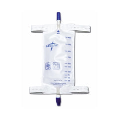 Urinary Leg Bag Medline® Anti-Reflux Valve Sterile 600 mL Vinyl W/STRAP (48/CS) MK-446577