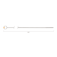 marketlab Color Coded Twisted Wire Brushes pack of 3