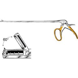 Biopsy Punch Forceps Sklar® Kevorkian 11-1/2 Inch Length OR / Surgical Grade German Stainless Steel NonSterile NonLocking Pistol Grip Handle Straight 3 X 8 mm Bite EACH MK-451822