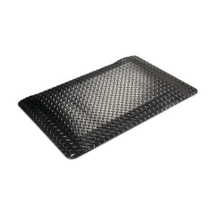MARKET LEB Electrically Conductive Anti-Fatigue Mat Diamond Plate Black, 3' x 5' EACH ML45252-BK