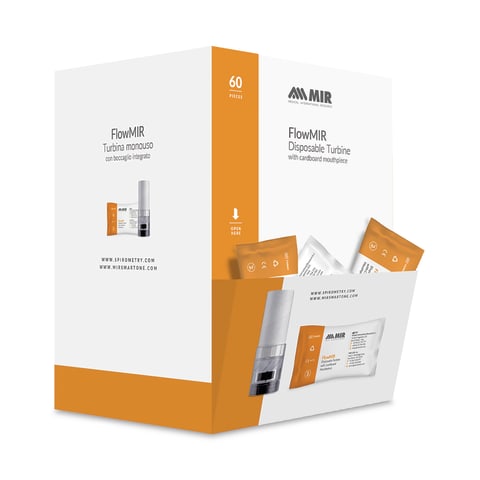 marketlab FlowMIR Disposable Turbine with Mouthpieces 10 / pk