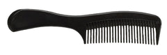 Comb 9 Inch Length Black Plastic HANDLE BLK (144/CS) MK-472350