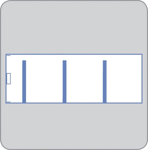 Cover Invisishield™ 74 L X 41 W Inch For Full-Size C-Arms STR 27"X74" (20/CS) MK-478332