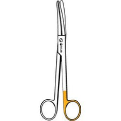 Facelift Scissors Sklarcut™ Kaye 6 Inch Length OR / Surgical Grade German Stainless Steel NonSterile Finger Ring Handle Curved Blunt Tip / Blunt Tip EACH MK-478521