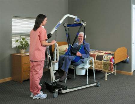 McKesson Stand Assist Sling 2 Point Cradle Without Head Support Chainless Large 350 lbs. Weight Capacity  D/S MK-480598