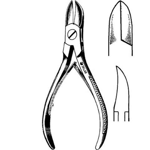 Nail Nipper Concave Jaw 4-1/2 Inch Length Each MK-488047