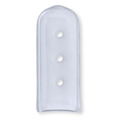 Instrument Tip Protector Protect-A-Caps Flat, Clear with Slits, 3/8 W X 1 L Inch, Radiopaque, Disposable, Steam Sterilizable, Non-Sterile PACK OF 100 MK-488690